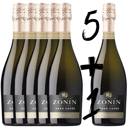 5+1 gratis Zonin Gran Cuvée Spumante