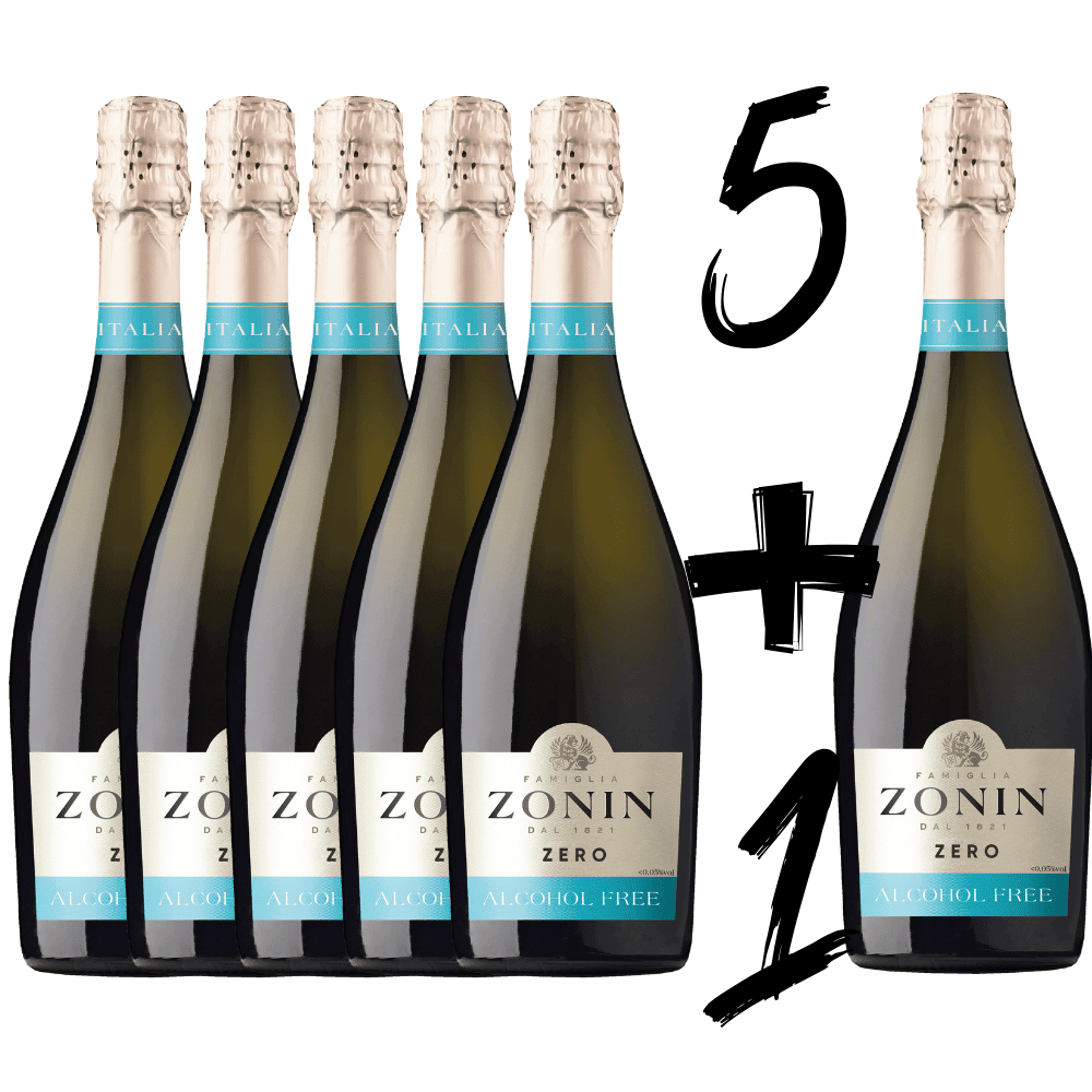ZONIN Zero Spumante alkoholfrei / 5+1 Gratis