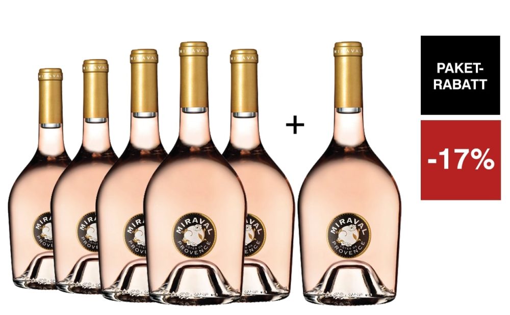 Set Miraval Cotes de Provence Rose