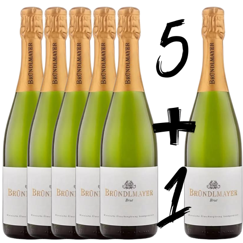 5+1 gratis BRÜNDLMAYER Sekt Brut Reserve